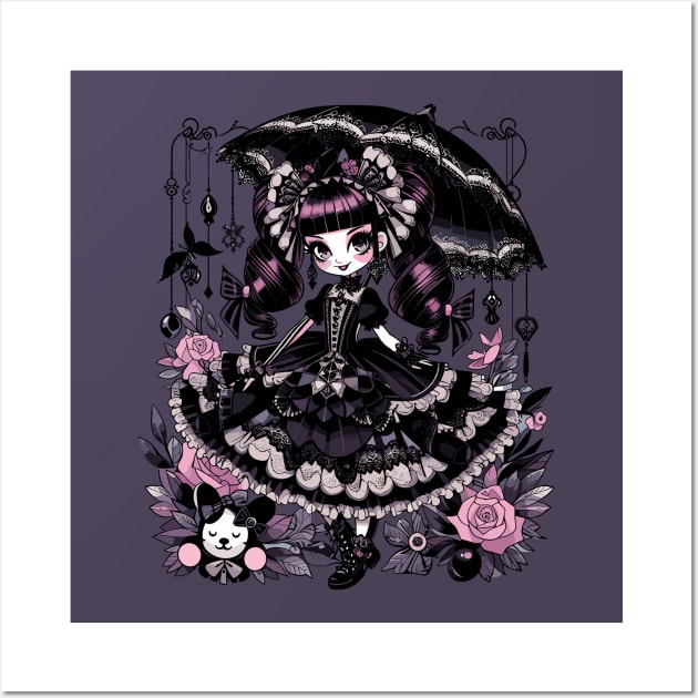 Gothic Lolita Wall Art by DesignDinamique